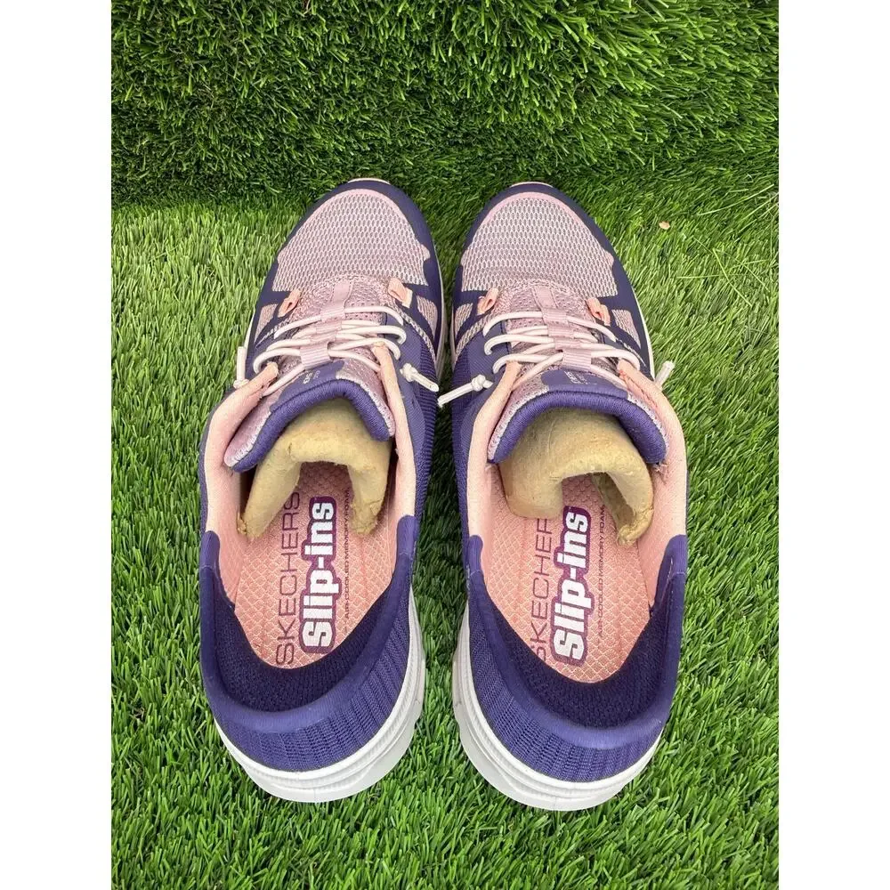 Skechers Slip-Ins Glide-Step Pro 150420-PRCL Athletic Sneaker Women's 7.5 Purple